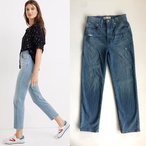 Madewell Classic Straight Jean in Dowe wash